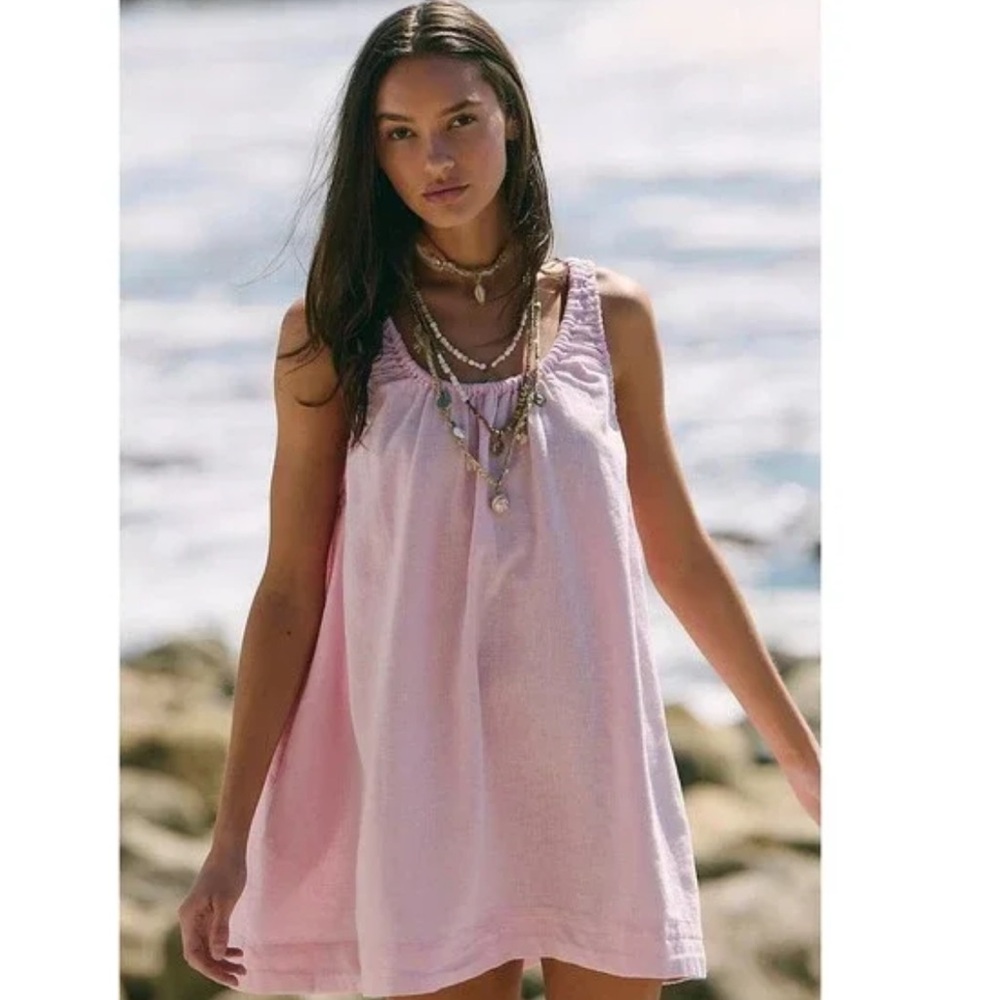 Free People Amanda cotton mini dress